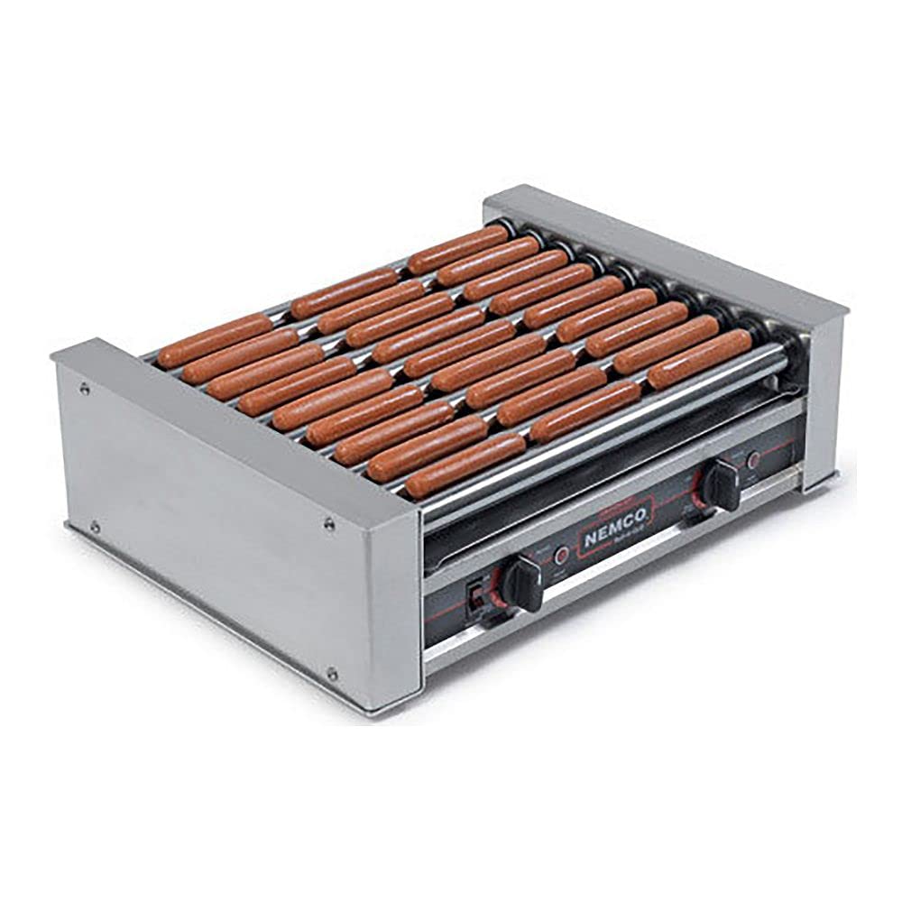 Nemco Food Equipment Narrow 45 Hot Dog Roller Grill, 22.25 x 25.75 x 7 inch - 1 each.