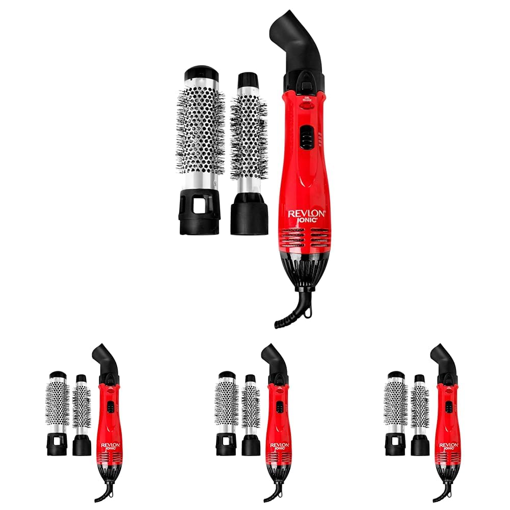 Revlon 1200W Perfect Style Hot Air Kit | Style, Curl, and Volumize, 3 Piece Set (Pack of 4)