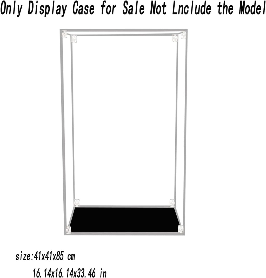Acrylic Display Case for Lego 76417 Wizarding Bank 76178 Daily 16.14x16.14x33.46inch (41x41x85cm)(NOT Included The Model)