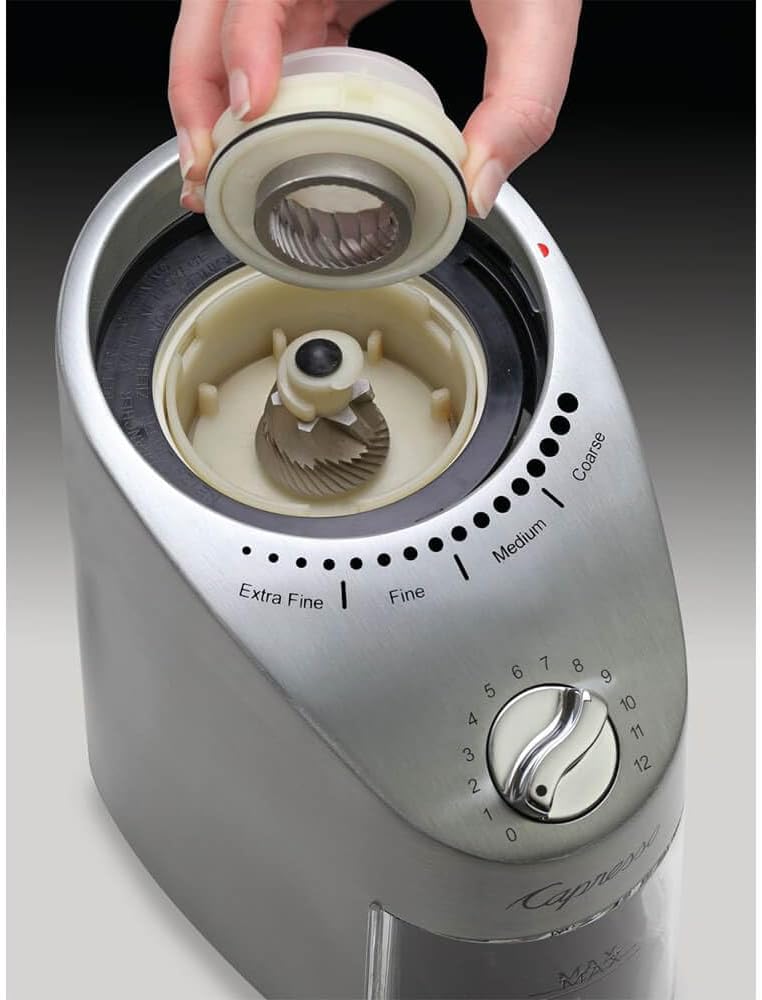 Capresso Infinity Plus Stainless Steel Conical Burr Grinder