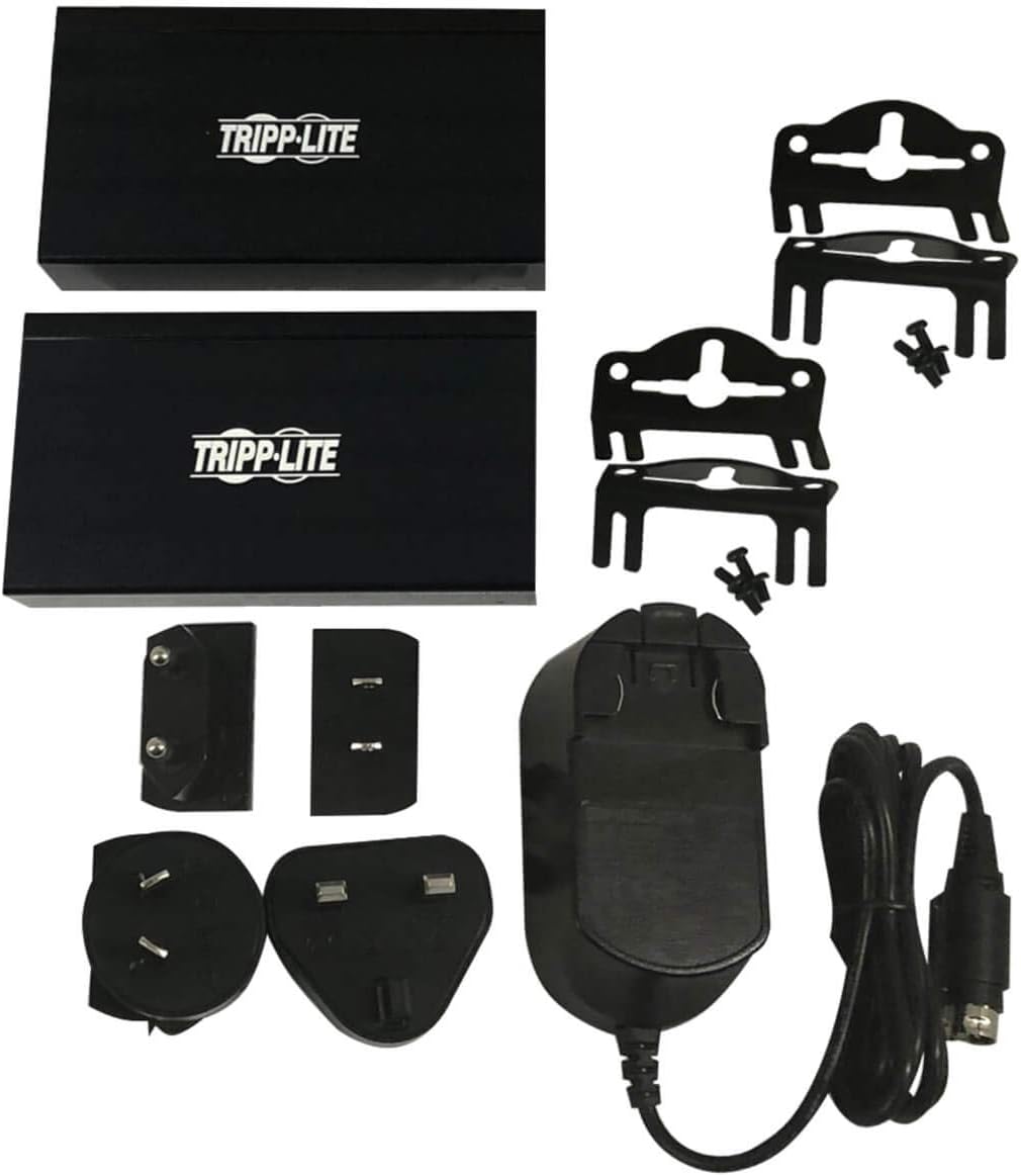Tripp Lite DisplayPort to HDMI Over Cat6 Extender Kit w KVM Support 4K@60Hz (B127A-1A1-BDBH)