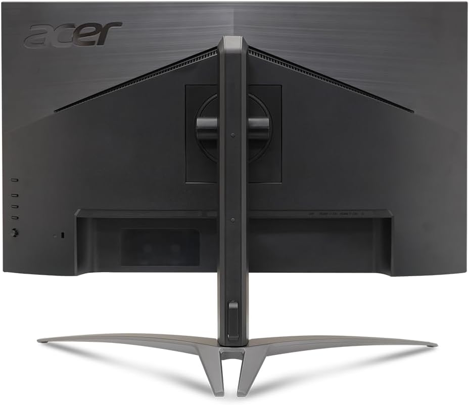 acer Predator XB273K 27' 4k Gaming Monitor | AMD FreeSync Premium | ZeroFrame Design | 160Hz Refresh | Up to 0.5ms Response | Height, Tilt, Swivel, Pivot Adjust | HDR 400 | 1 x DP 1.4 & 2 x HDMI 2.1