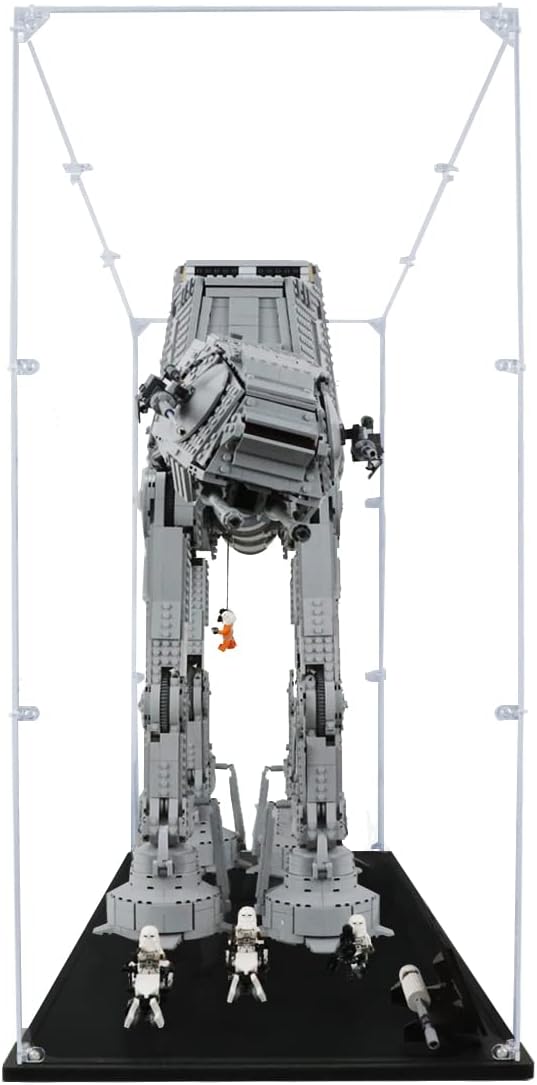 Acrylic Display Case Compatible for LEGO AT-AT #75313, Dustproof Display Case (Case Only) (Lego Sets are NOT Included)
