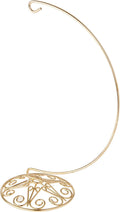 Bard's Ornate Gold-toned Ornament Stand, Large, 10.25' H x 4' W x 4' D, Pack of 12