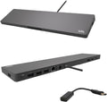 Cyber Acoustics Docking Station (DS-2000), 6 Pack – USB-C with 100W Power Delivery, Laptop Cooling, Dual 4K Monitor Displays, 4 USB-A Ports, Ethernet, Includes 6 Active DisplayPort to HDMI Adapters