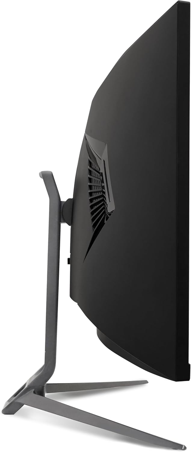 acer Nitro 34 Inch 1000R 21:9 Curved Zero-Frame QHD 3440 x 1440 Gaming Monitor | AMD FreeSync Premium | Up to 120Hz Refresh | 1ms VRB | Two Display Port 1.2 & Two HDMI 2.0 Ports | EDA343CUR J0bmiippx