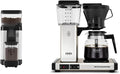 Technivorm Moccamaster 49520 KM5 Burr Coffee c, Polished Silver & Technivorm 59691 KB Coffee Brewer, 40 oz, Brushed silver, 6.5'D x 12.75'W x 14'H