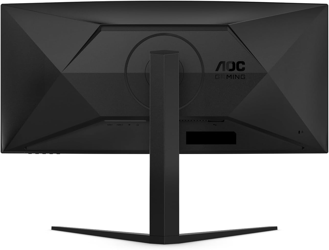 AOC CU34G4V 34' Frameless Curved Ultrawide Gaming Monitor, UWQHD 3440 x 1440 1500R, 21:9 Aspect Ratio, 180Hz 0.5ms MPRT, Display Port x 1, HDMI x 1, AMD FreeSync Premium, Height Adjustable, Black