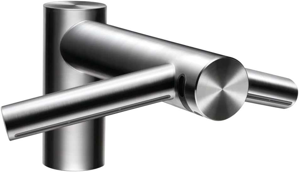 Dyson Airblade Wash+Dry Hand Dryer Short 120V, Stainless Steel – HEPA Filter, Energy Efficient, Fast Drying