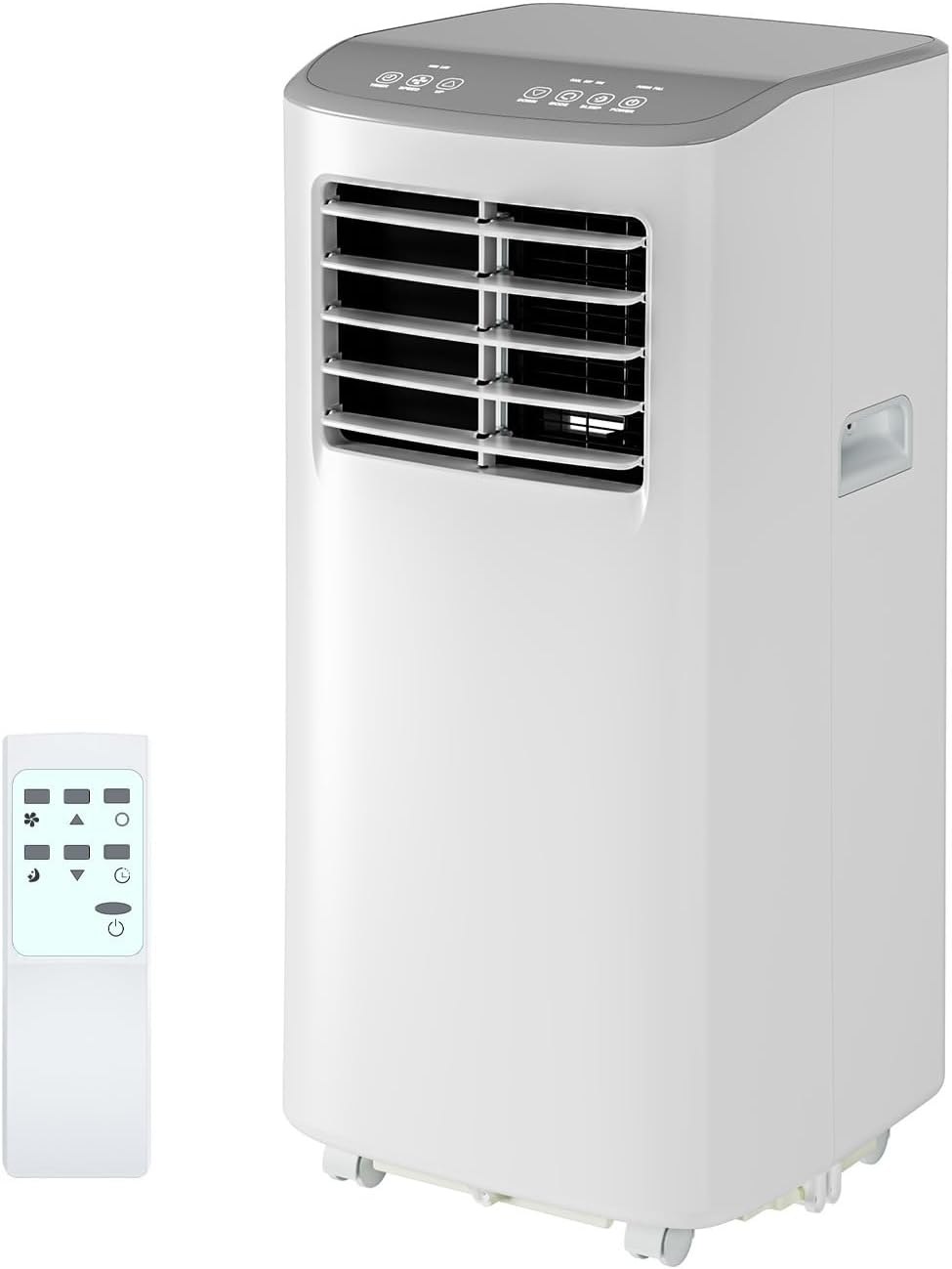 GarveeTech Portable Air Conditioner, 8,000 BTUs Room Air Conditioner, 3 in-1 Cooling AC Portable Air Conditioner with Fan & Dehumidifier, Standing Air Conditioner, Ventless Floor AC