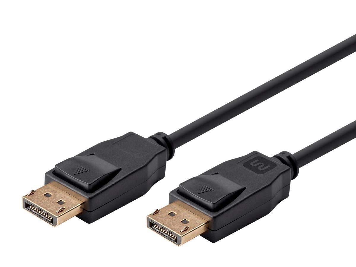 Monoprice DisplayPort 1.2a Cable - 10-Pack, Up to 4K (3840x2160p) 3D Video, High Bit Rate 2 (HBR2) 21.6 Gbps, 10 Feet, Black - Select Series