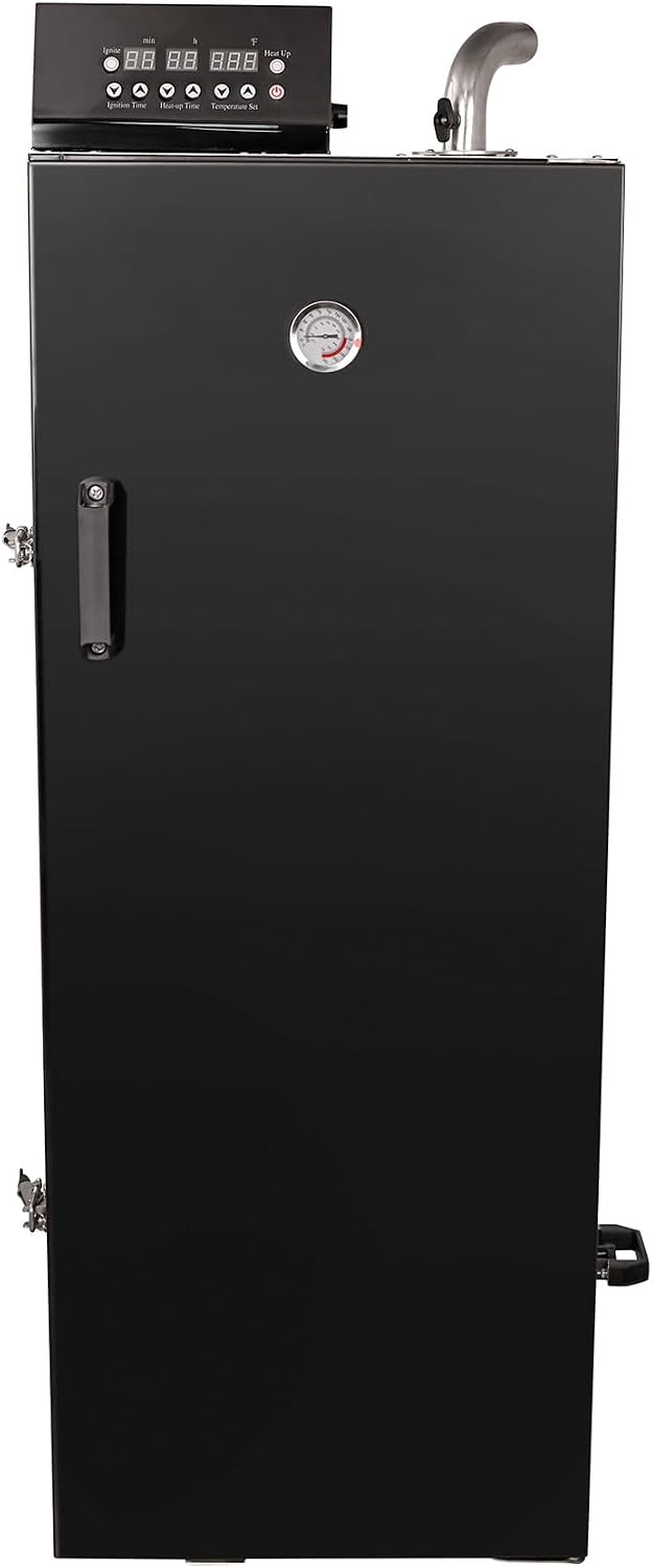 HAKKA Commercial Smoker, Electric Smoke Oven 8 Racks BBQ Grill Vertical Outdoor Smoker 2000W for Cooking Pastrami, Sausage, Bacon, Smoked Chicken, Smoked Pork (DSH-S45E)