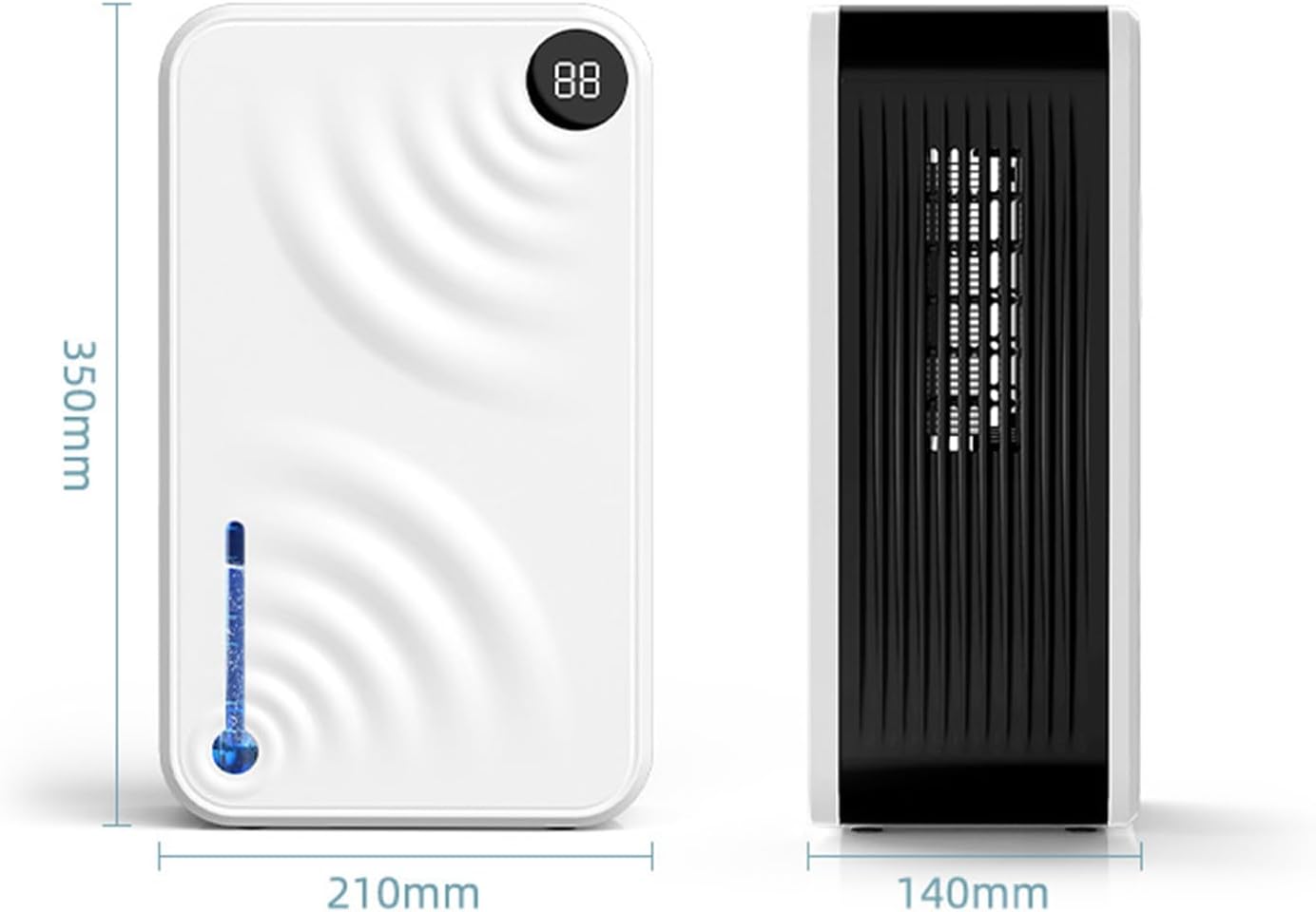 Dehumidifier for Home (980 Sq.Ft), 118 Oz Dehumidifier with Drain Hose, Quiet Portable Dehumidifiers for Bedroom Wtih Sleep Mode, Humidity Display,Auto Shut Off,B