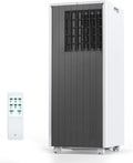 8,000 BTU Portable Air Conditioners, 3-in-1 Air Modes Up to 350 Sq, Portable AC Unit with Cooling, Fan, Dehumidifier, 24H Timer, Remote, Window Installation Kit, White, for Bedroom.