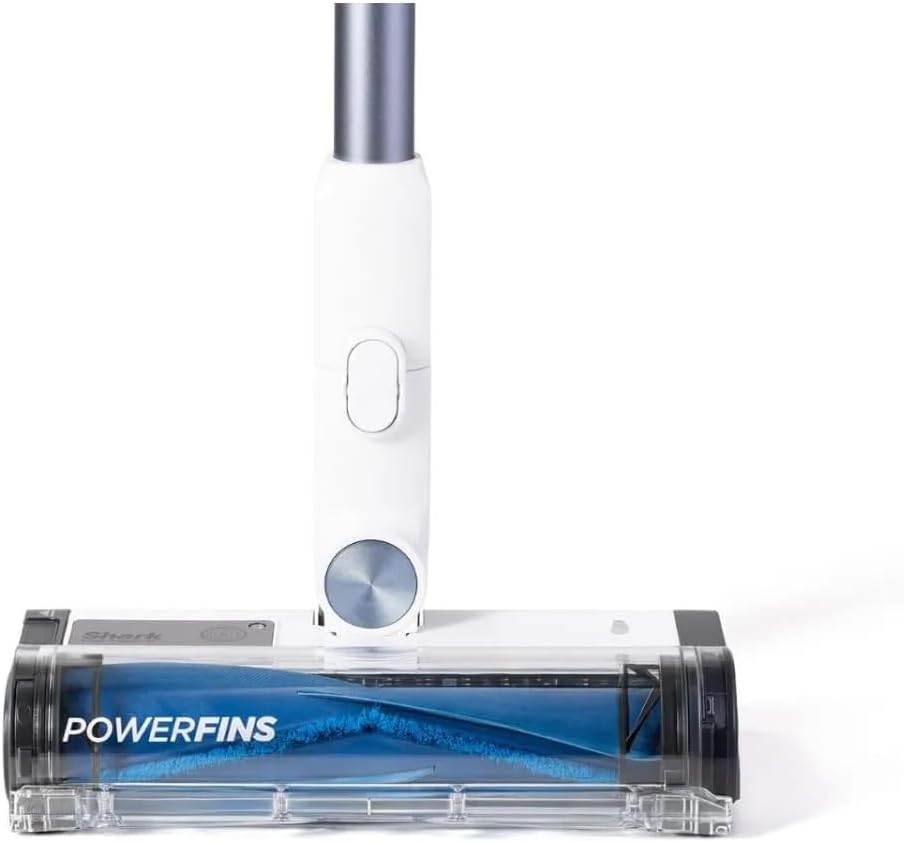 Shark Detect Clean & Empty Auto-Empty System - Lightweight Cordless Vacuum Cleaner with HEPA Filter, Portable Handheld Attachment, Crevice Tool, Ideal Stick Vacuum for Pet Hair, White, IW3511