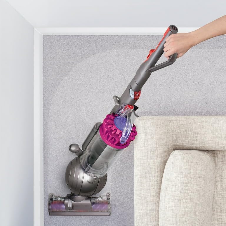 Dyson Ball MultiFloor Upright Vacuum: High Performance HEPA Filter, Bagless Height Adjustment,Strongest Suction,Telescopic Handle,Self Propelled Rotating Brushes, Fuchsia