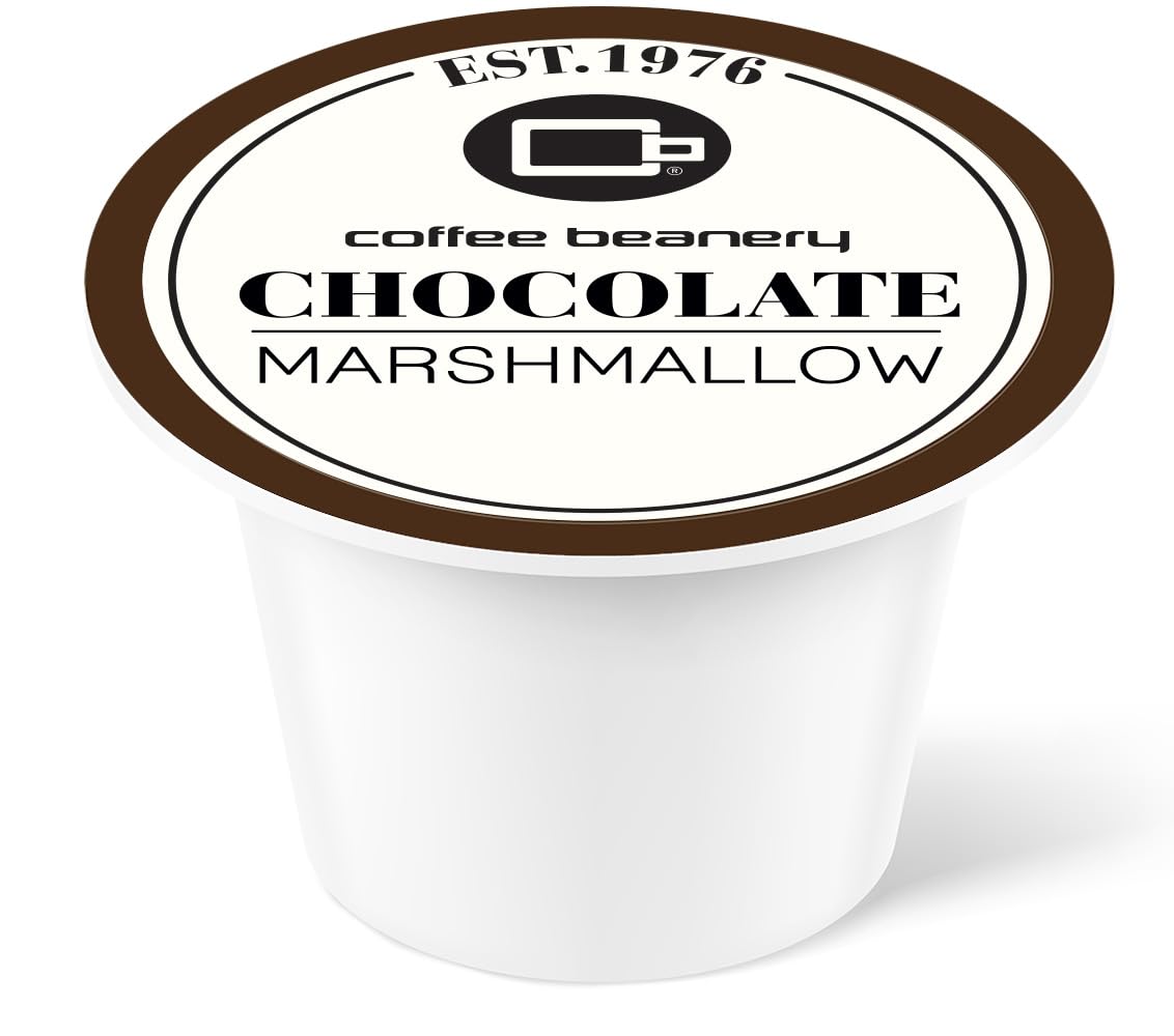 Chocolate Marshmallow Coffee Pods by Coffee Beanery | 96ct Bulk Flavored Coffee Pods Medium Roast Coffee Pods| 100% Specialty Arabica Coffee| Gourmet Coffee Pods