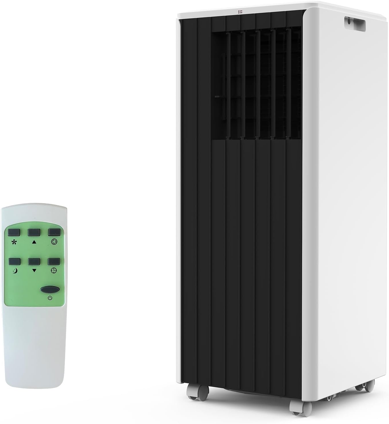 8,000 BTUs Portable Air Conditioner, 3-in-1 AC Unit with Fan, Dehumidifier, Air Conditioner for Bedroom Cools Rooms Up to 350 Sq.Ft, Indoor Quiet AC Unit, Easy Installation Kit Included, Grey