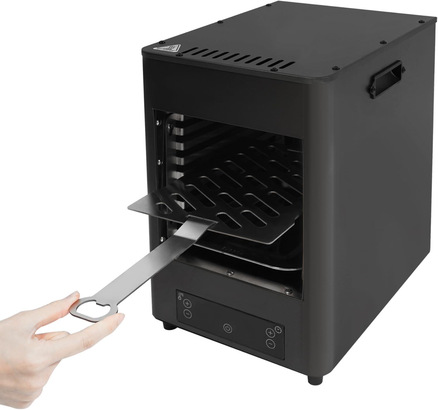 110V Electric Infrared Steak Broiler 1700W Indoor Smokeless Steak Oven Stainless Steel Steak Grill with 10-Tier Adjustable Rack Kitchen Counter Steak Cooker for BBQ, Toast, Pizza, Time&Temp Adjustable