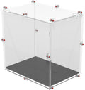 Display Case for LEGO® 75640 One Piece 'The Baratie' Floating Restaurant (Black acrylic base)