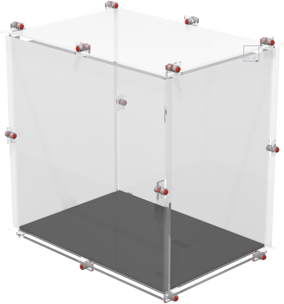 Display Case for LEGO® 75640 One Piece 'The Baratie' Floating Restaurant (Black acrylic base)