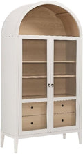 Modway Nolan Arched Storage Display Cabinet - Modern Accent Cabinet for Living Room, Dining Room