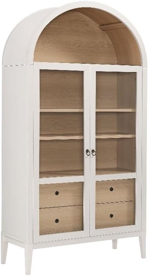 Modway Nolan Arched Storage Display Cabinet - Modern Accent Cabinet for Living Room, Dining Room