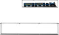 Acrylic Display Case for Lego 21344 The Orient Express Train Can Be Installed on The Wall Photo Frame 47.24' Lx5.91 Wx7.87 H ( 120x15x20cm)(NOT Included The Model)