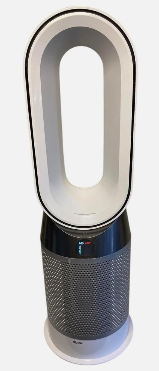 Dyson Pure Hot + Cool Air Purifier, Heater + Fan - HEPA Air Filter, Space Heater and Certified Asthma + Allergy Friendly, WiFi-Enabled – HP04 (Renewed)