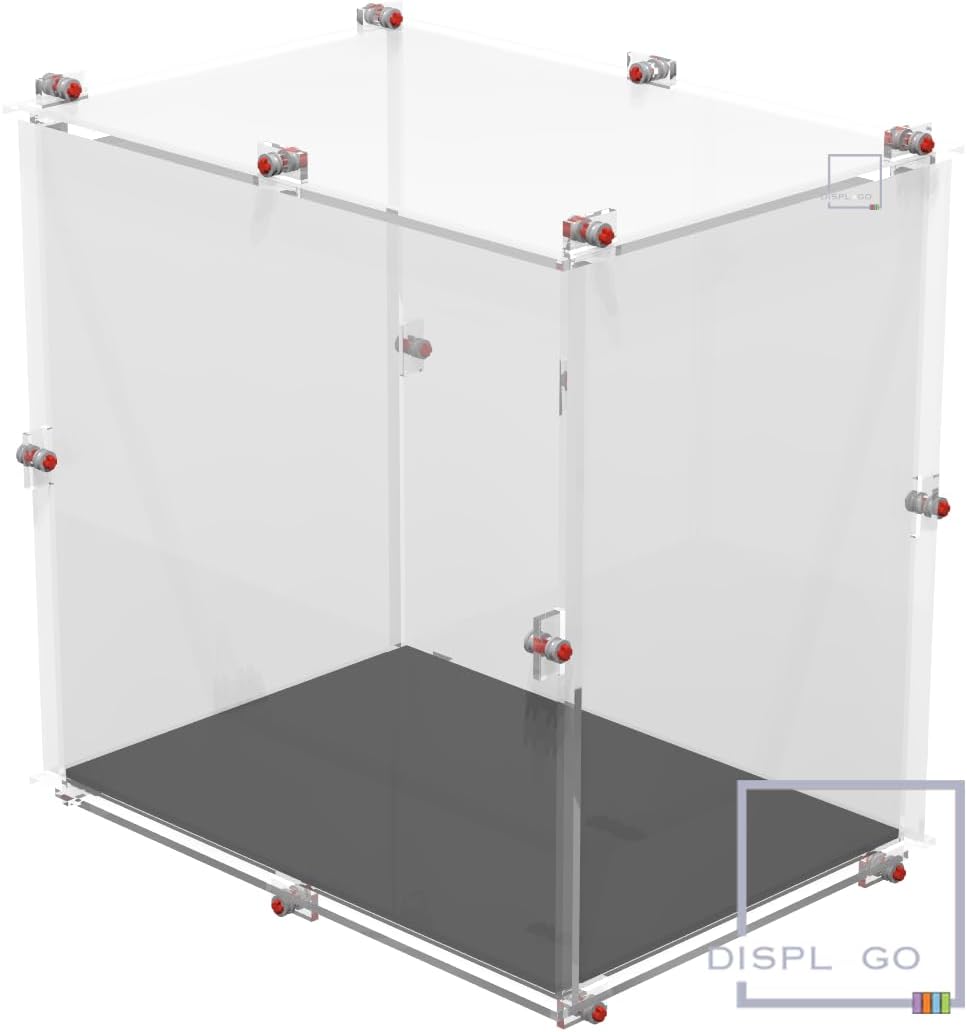 Display Case for LEGO® 75640 One Piece 'The Baratie' Floating Restaurant (Black acrylic base)