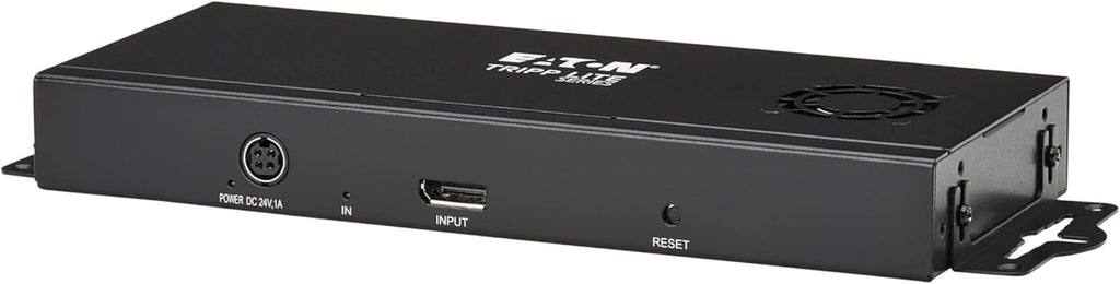 Tripp Lite Series 2-Port DisplayPort to HDMI Splitter + Extender Over Ethernet Cat6, Up to 8K@60Hz Video, 1 in 2 Out, DP 1.4, MST Hub, TAA Compliant, Plug-and-Play, 1-Year Warranty (B156E-002-H8K-K)