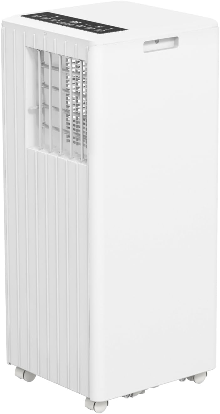 3 in-1 Portable Air Conditioner - 8,000 BTUs, Smart Remote Control, LED Display, Dehumidifier & Fan Modes, Ideal for Rooms up to 350 sq.ft