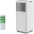 GarveeHome Portable Air Conditioner 8000 BTU – Compact Floor AC Unit with Dehumidifier, Fan, Sleep Mode & Remote, Energy Efficient Cooling for Small to Medium Rooms (Up to 350 Sq. Ft)
