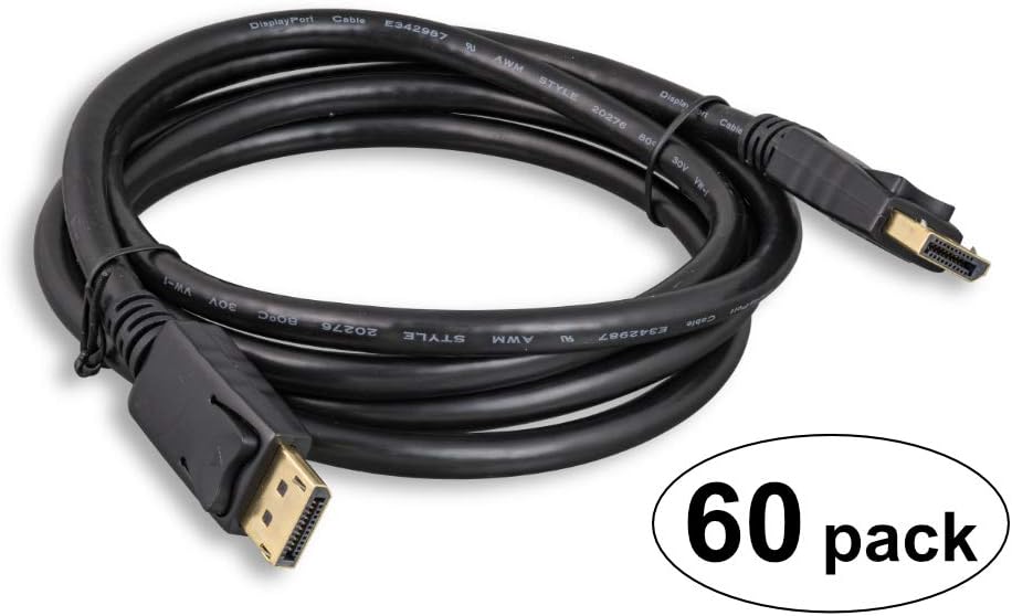 Cablelera DisplayPort Cable 6ft 60packs