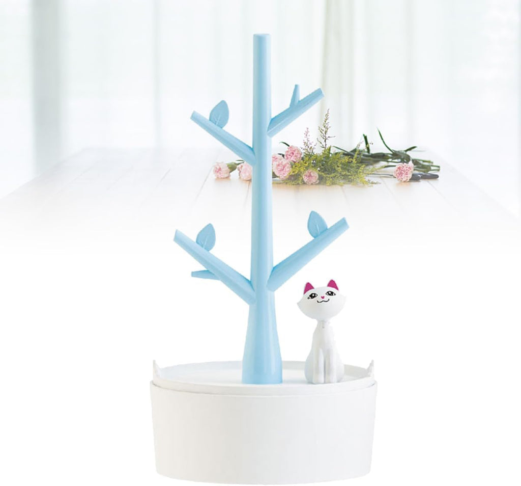 2pcs Display Racks Jewelry Rack Stand Display Jewelry Holder Stand Jewlery Jewelry Organizer Stand Ornament Display Stand Necklace Holder Earring Pearlescent Storage Rack (Bluex2pcs 10*
