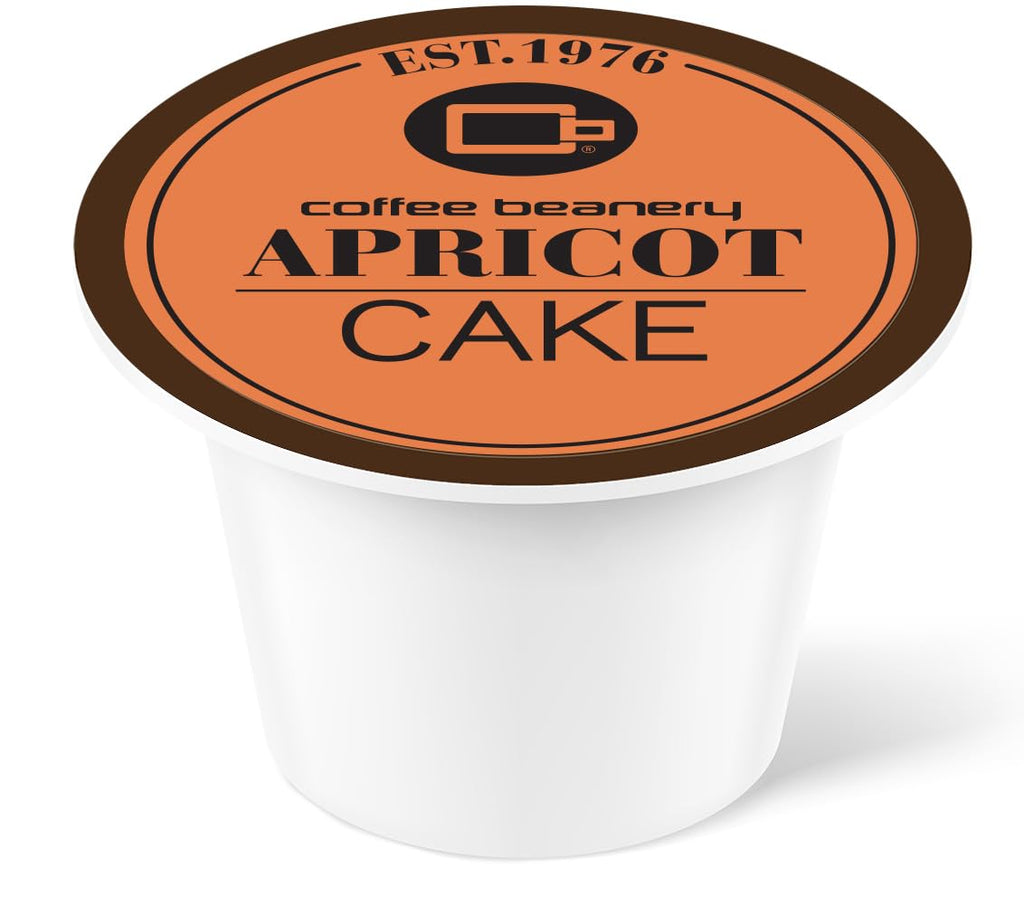Apricot Cake Decaf Coffee Pods by Coffee Beanery | 96ct Bulk Flavored Decaf Coffee Pods Medium Roast Coffee