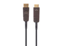 Monoprice DisplayPort 1.2a to HDTV Cable - 4K@60Hz, AOC, 21.6 Gbps, Ultra Slim Design, Dynamic HDR, Lightweight Construction, 50 Feet, Black - SlimRun AV Series