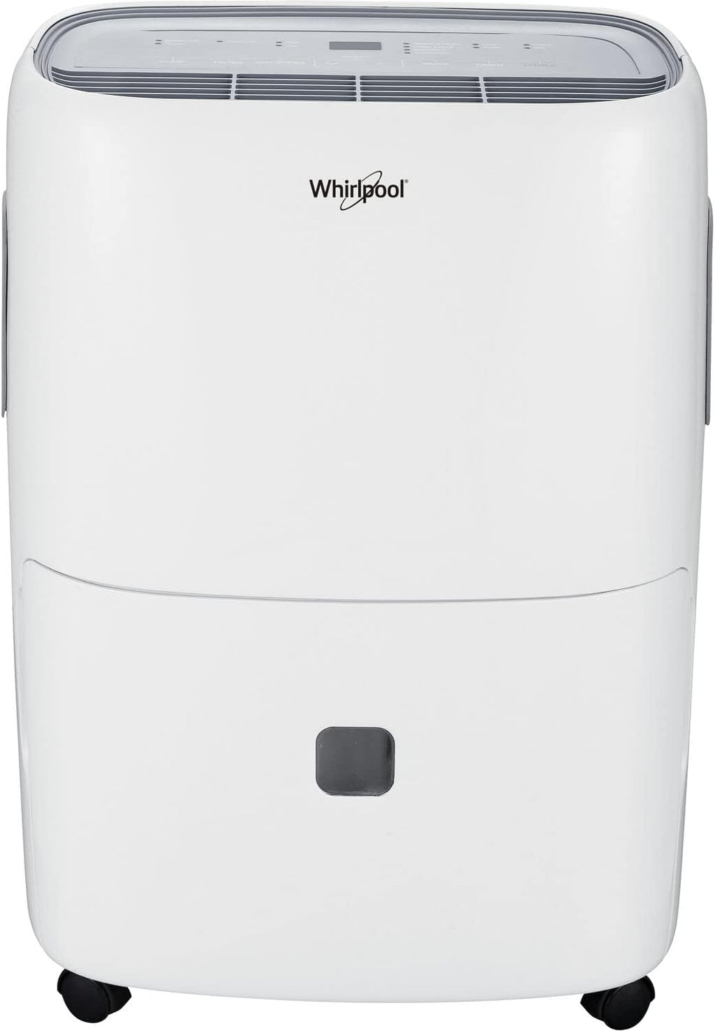 Whirlpool 20-Pint Portable Dehumidifier with Auto-Shutoff & Timer, Home Dehumidifier and Moisture Absorber For Basement, Garage, Living Room in White