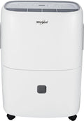 Whirlpool 20-Pint Portable Dehumidifier with Auto-Shutoff & Timer, Home Dehumidifier and Moisture Absorber For Basement, Garage, Living Room in White