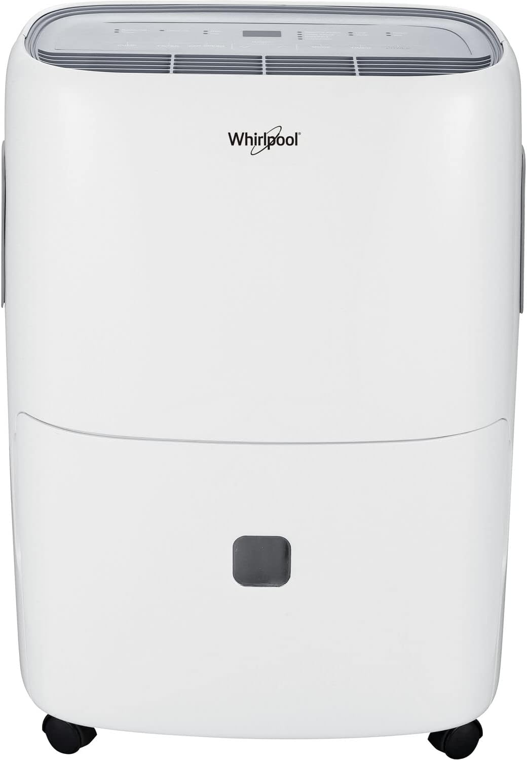 Whirlpool 20-Pint Portable Dehumidifier with Auto-Shutoff & Timer, Home Dehumidifier and Moisture Absorber For Basement, Garage, Living Room in White
