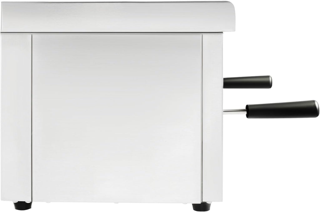Commercial Cheese Melter Salamander Broiler, 1500W Electric Cheesemelter Heater Heating Grill, 120-570°F Rapid Heating Countertop Raclette Cheese Melting Oven