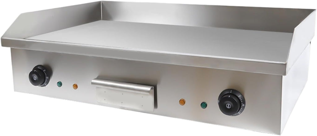 Electric Griddle, Electric Flat Top Griddle Non-Stick Teppanyaki Grill For Stir-Fry Omelets Pizza Pancakes Bacon, Adjustable Thermostatic Control 110V 4400W 29'