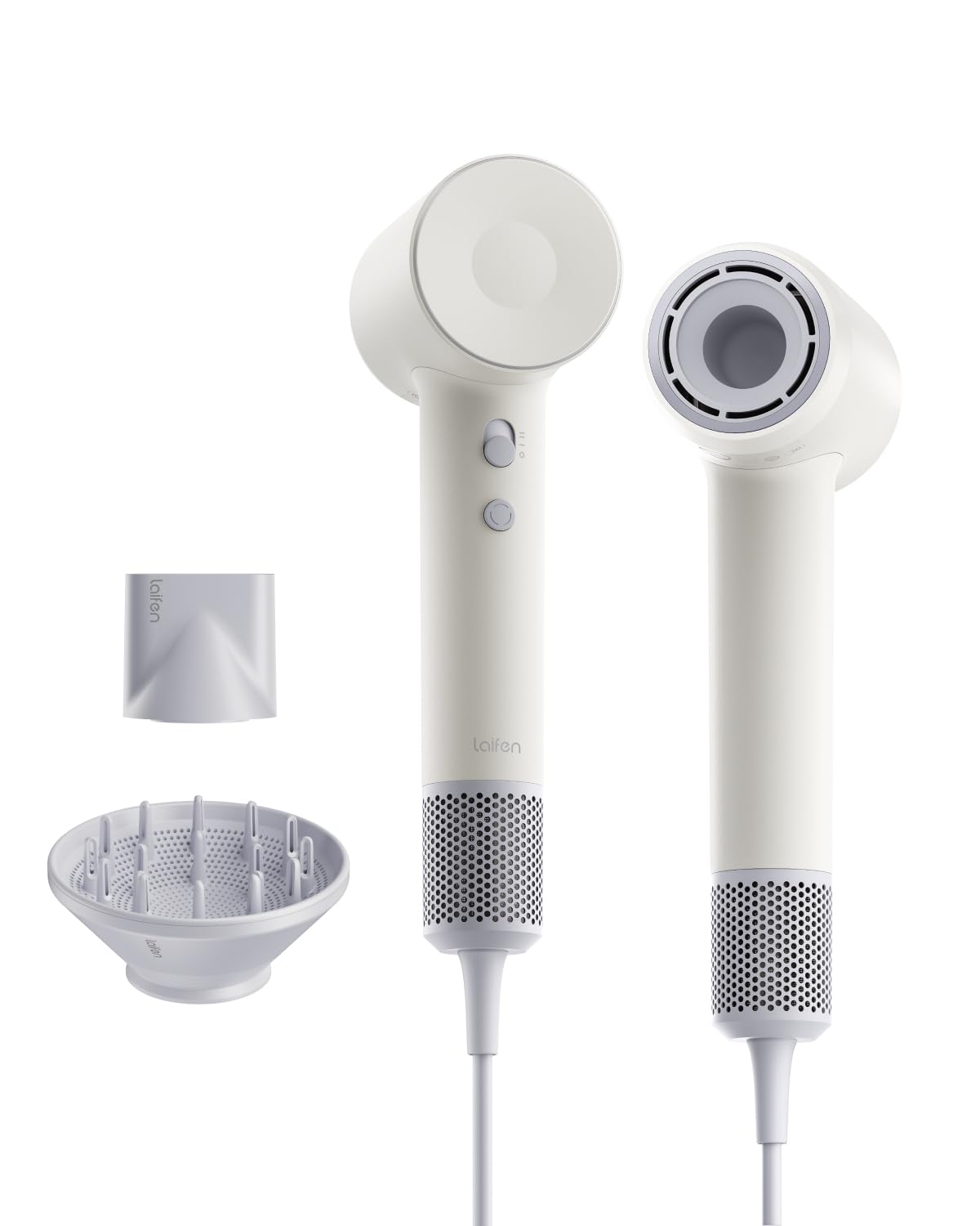Laifen Hair Dryer SE 2, 200 Million Negative Ionic Blow Dryer with Child Mode and 108,000 RPM Brushless Motor, Fast Drying High-Speed Low Noise Hairdryer with Magnetic Attachments, HD130
