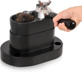Espresso Portafilter Cleaner Machine Electric - Automatic Portafilters Coffee Puck Sucker Cleaning Brush Machine for Commercial Standing Knock Box Espresso Accessories