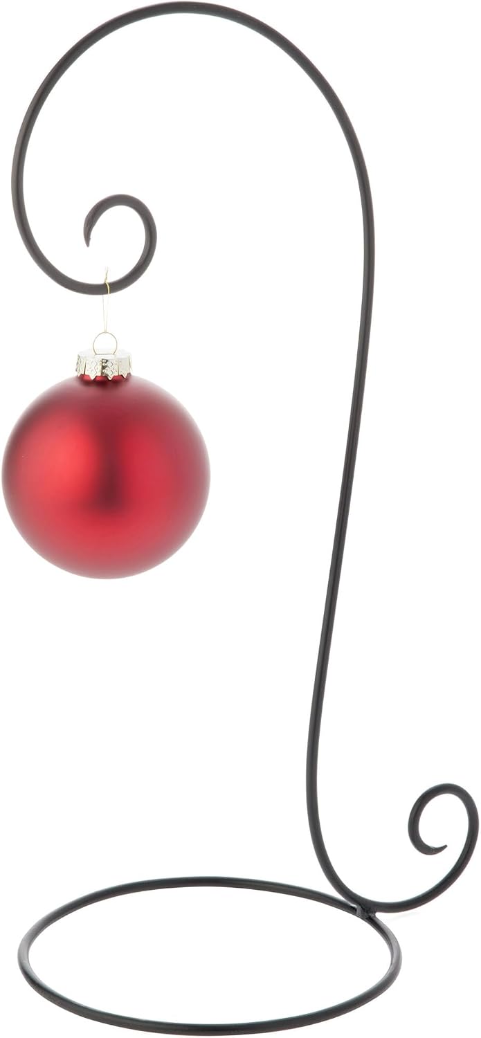 Bard's Wrought Iron Black Ornament Stand, 18' H x 7.5' W x 10.25' D, Pack of 10