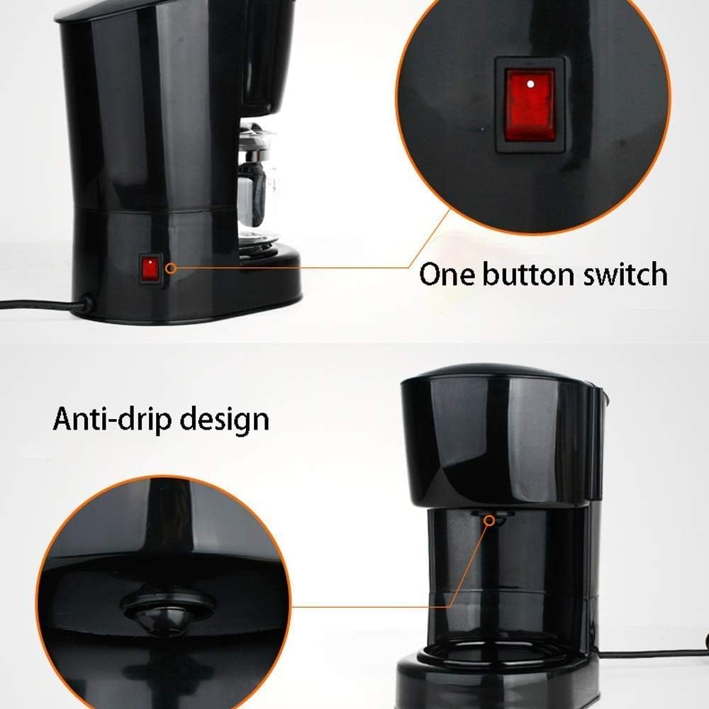 Coffee Machine Coffee Machine, Bean to Cup Filter Coffee Machine,Keep Warm Function,Avoid Clogging Grinder,590W,Food Grade Material,Compatible with Espresso Cooker