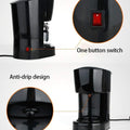 Coffee Machine Coffee Machine, Bean to Cup Filter Coffee Machine,Keep Warm Function,Avoid Clogging Grinder,590W,Food Grade Material,Compatible with Espresso Cooker