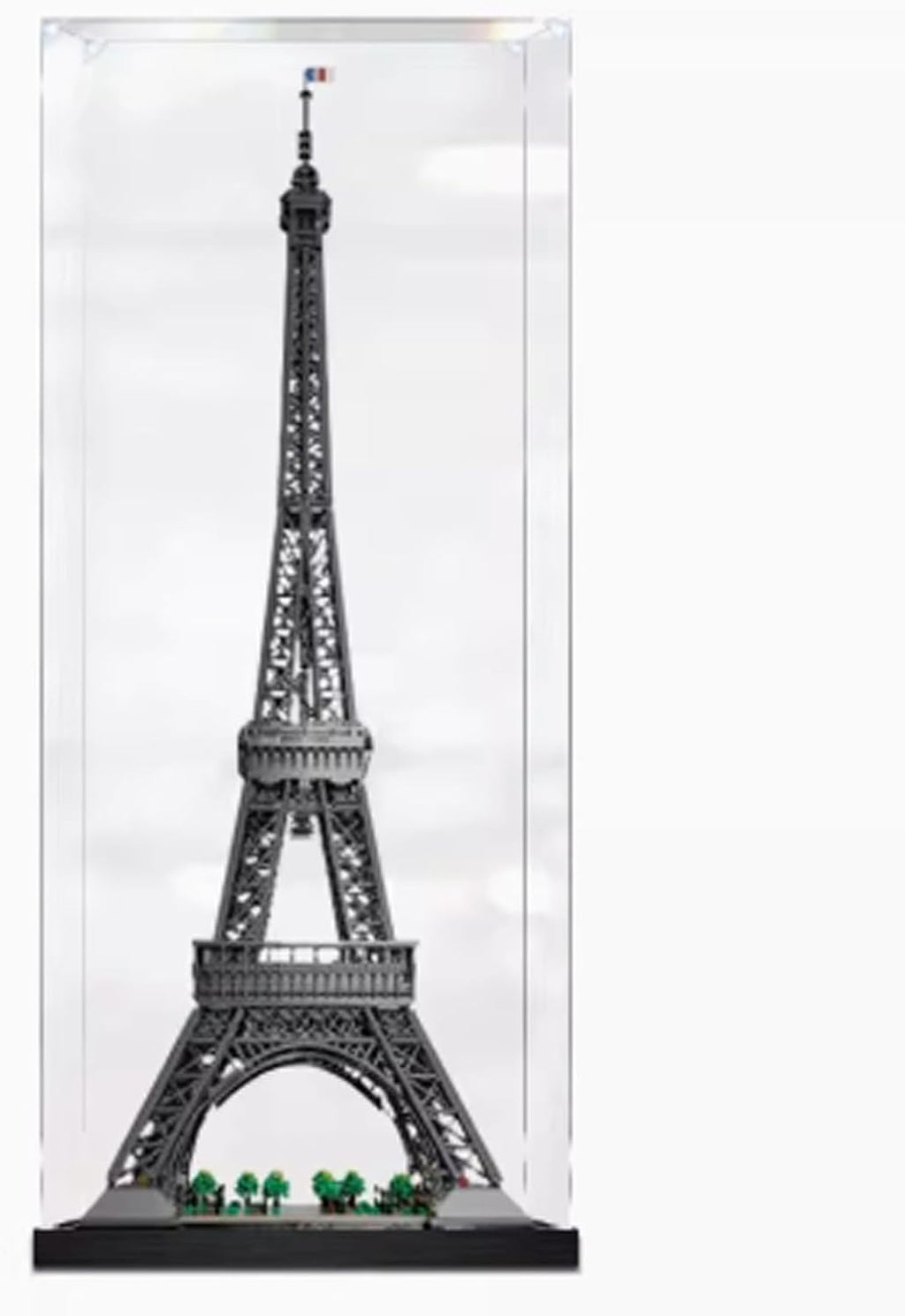 Acrylic Display Case for Lego 10307 Eiffel Tower , Dustproof Display Box Showcase ,Gifts for Lego Lovers,Customizable(Model Kit Not Included)