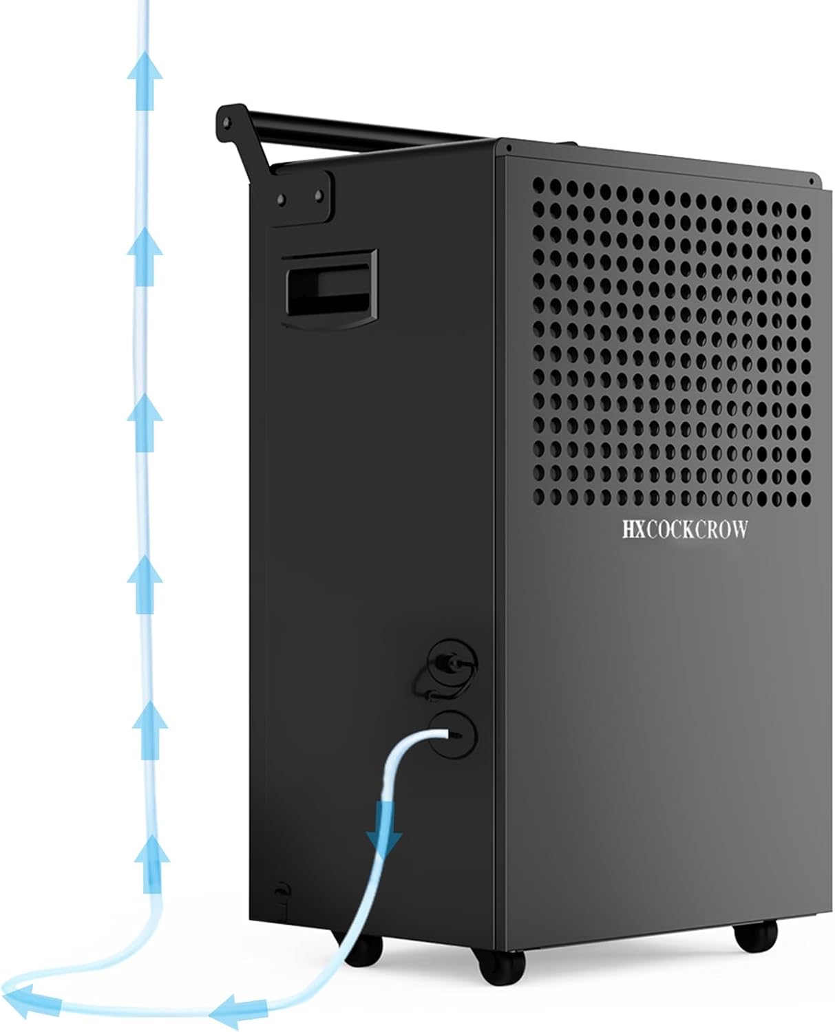 150 Pints Commercial Dehumidifier for Basement with Pump and Drain Hose, Up to 6,500 Sq.Ft for Garage, Large Space, Warehouse, Powerful Humidity Removal, Auto Defrost