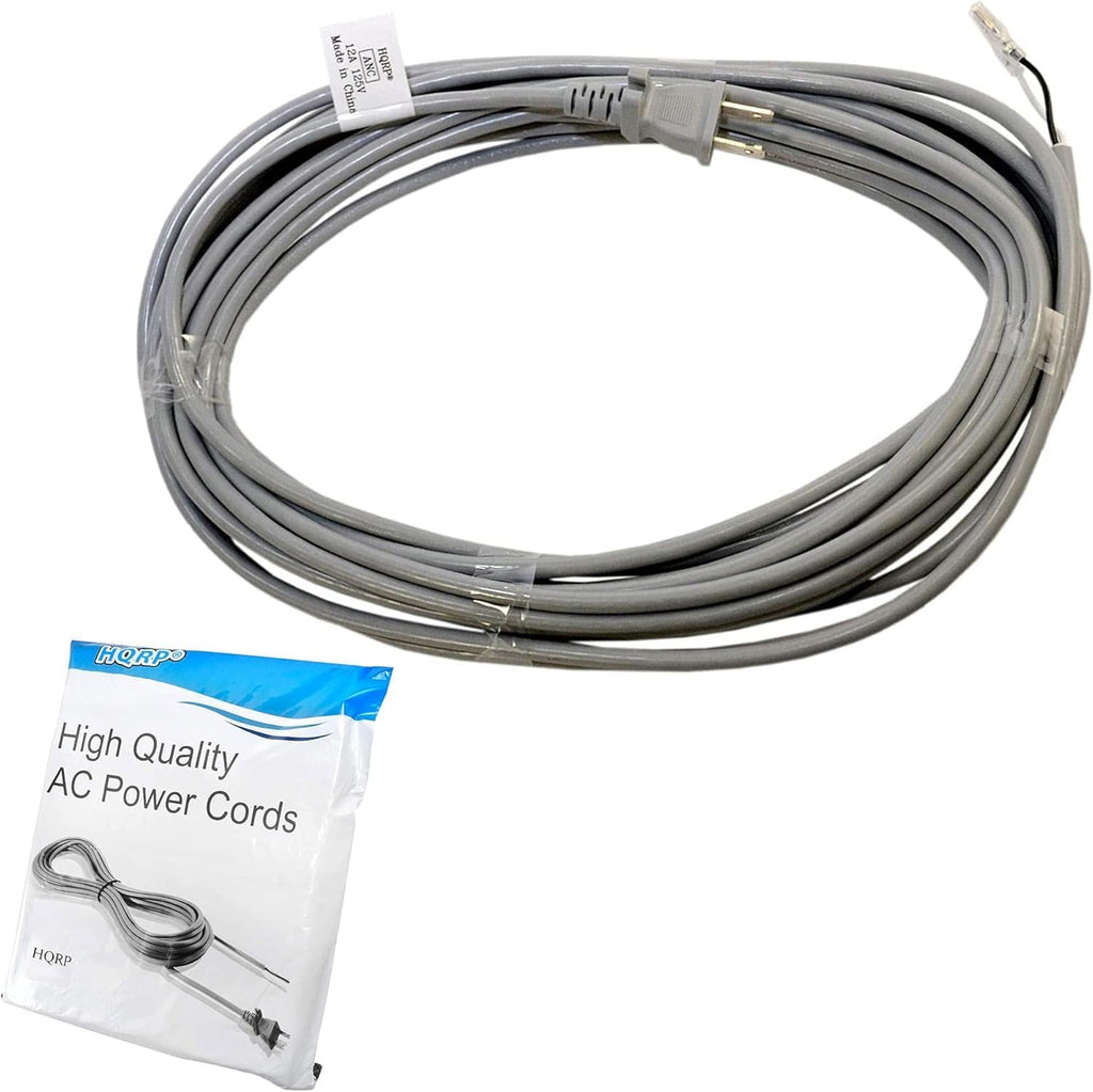HQRP 10-Pack AC Power Cord Compatible with Dyson DC07 Upright Vacuum Cleaner 905449-04 905449-02 DC-7 Mains Cable DC-07 All Floors, DC07 Low Reach, DC07 Animal, DC07 Full Gear, DC07 Carpet